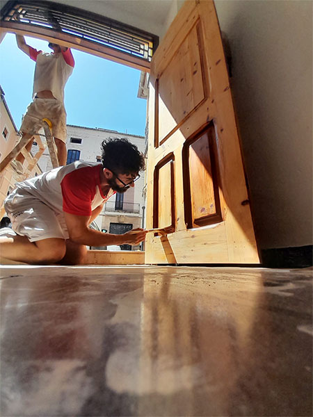 Rehabilitación de puerta